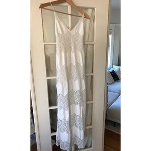 ASTR white maxi dress
